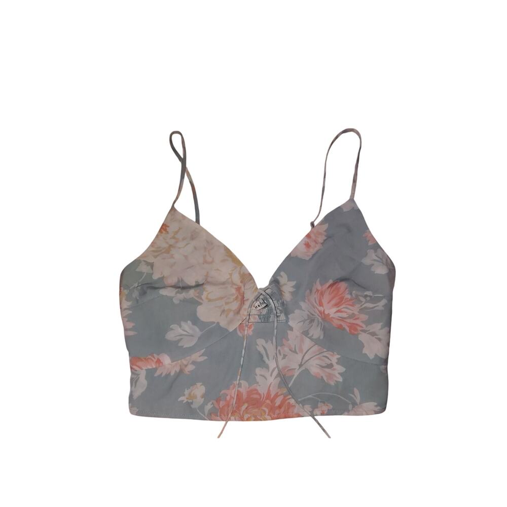 Abercrombie & Fich Floral Spaghetti strap Cropped Top